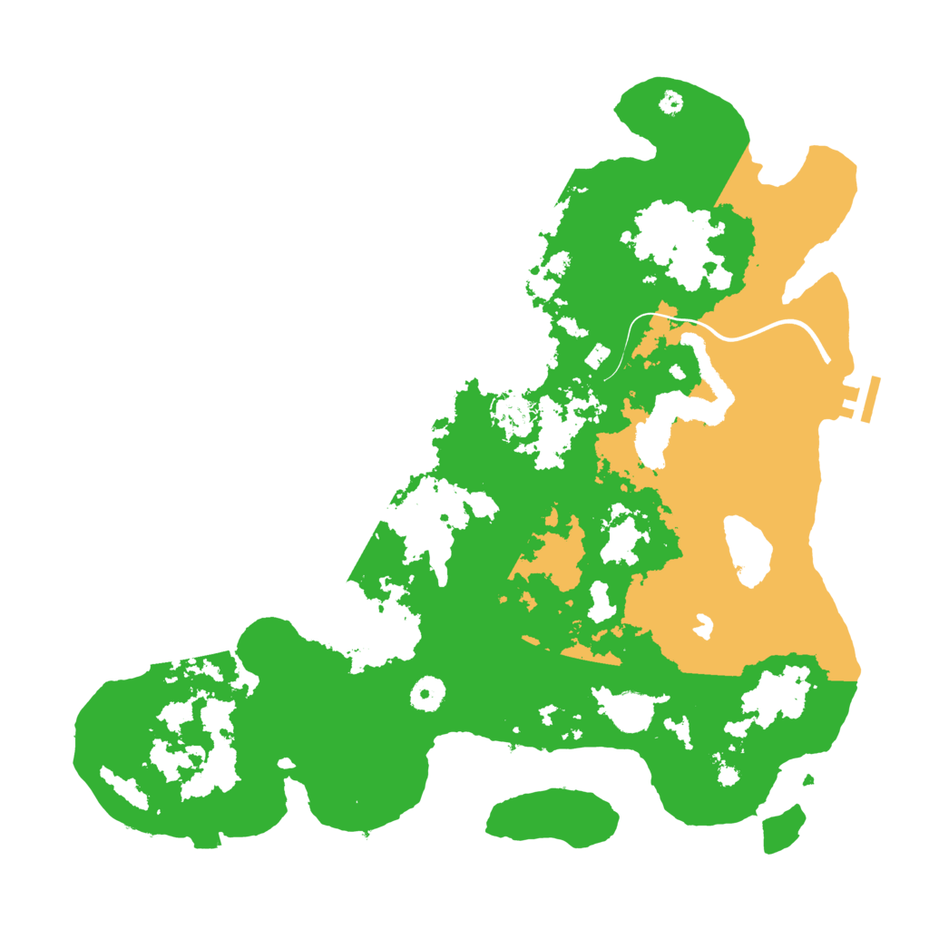 Biome Rust Map: Procedural Map, Size: 4000, Seed: 565188