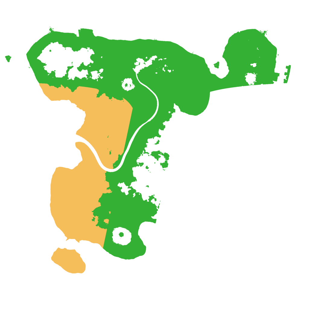 Biome Rust Map: Procedural Map, Size: 2500, Seed: 24019