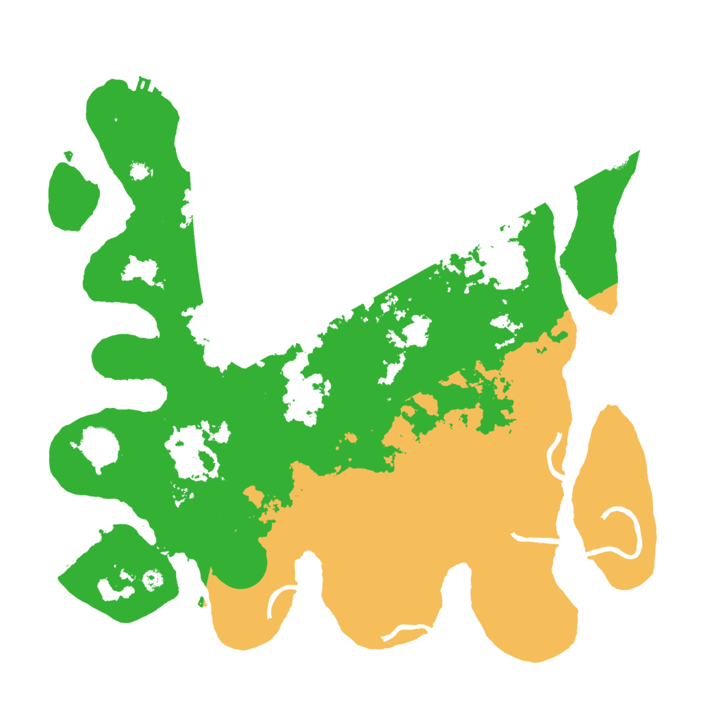 Biome Rust Map: Procedural Map, Size: 3500, Seed: 2051395192