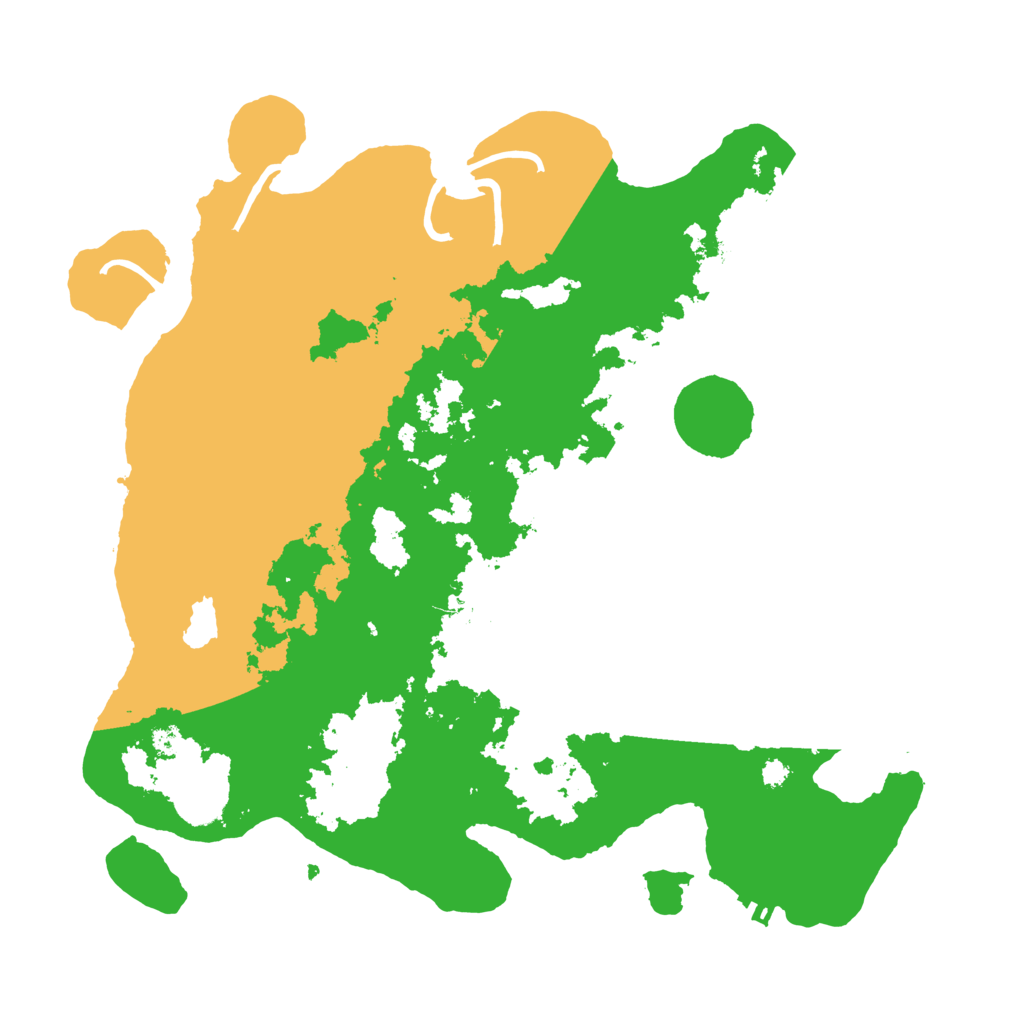 Biome Rust Map: Procedural Map, Size: 3500, Seed: 33873