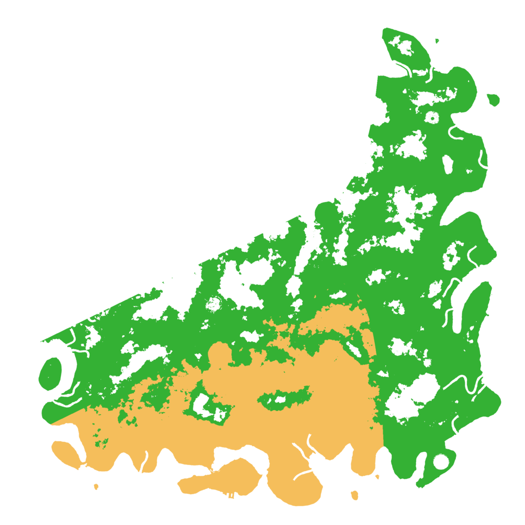 Biome Rust Map: Procedural Map, Size: 6000, Seed: 17931