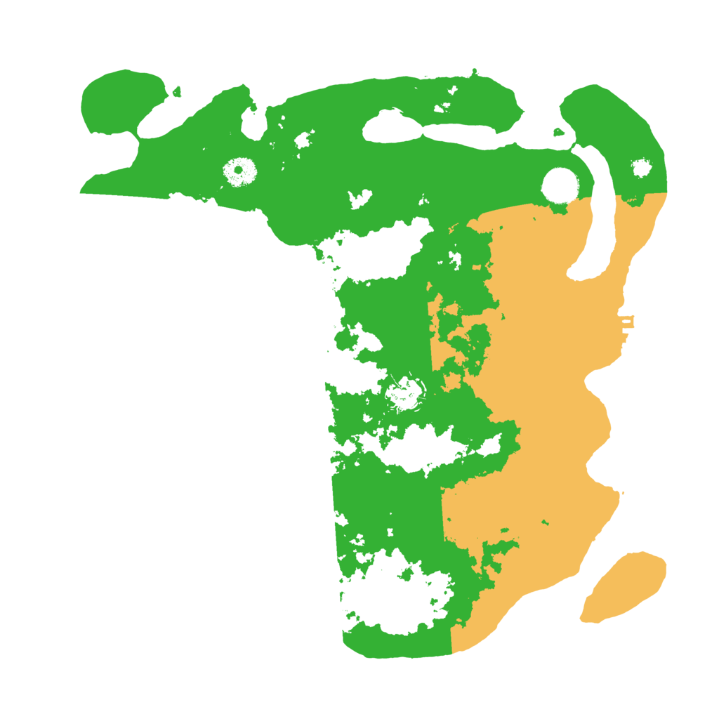 Biome Rust Map: Procedural Map, Size: 3500, Seed: 707925458