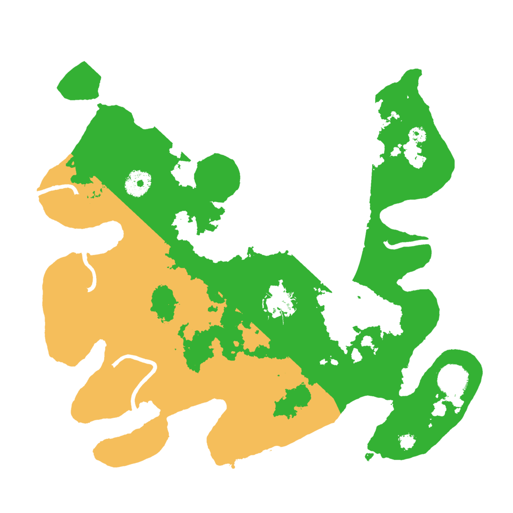 Biome Rust Map: Procedural Map, Size: 3000, Seed: 801