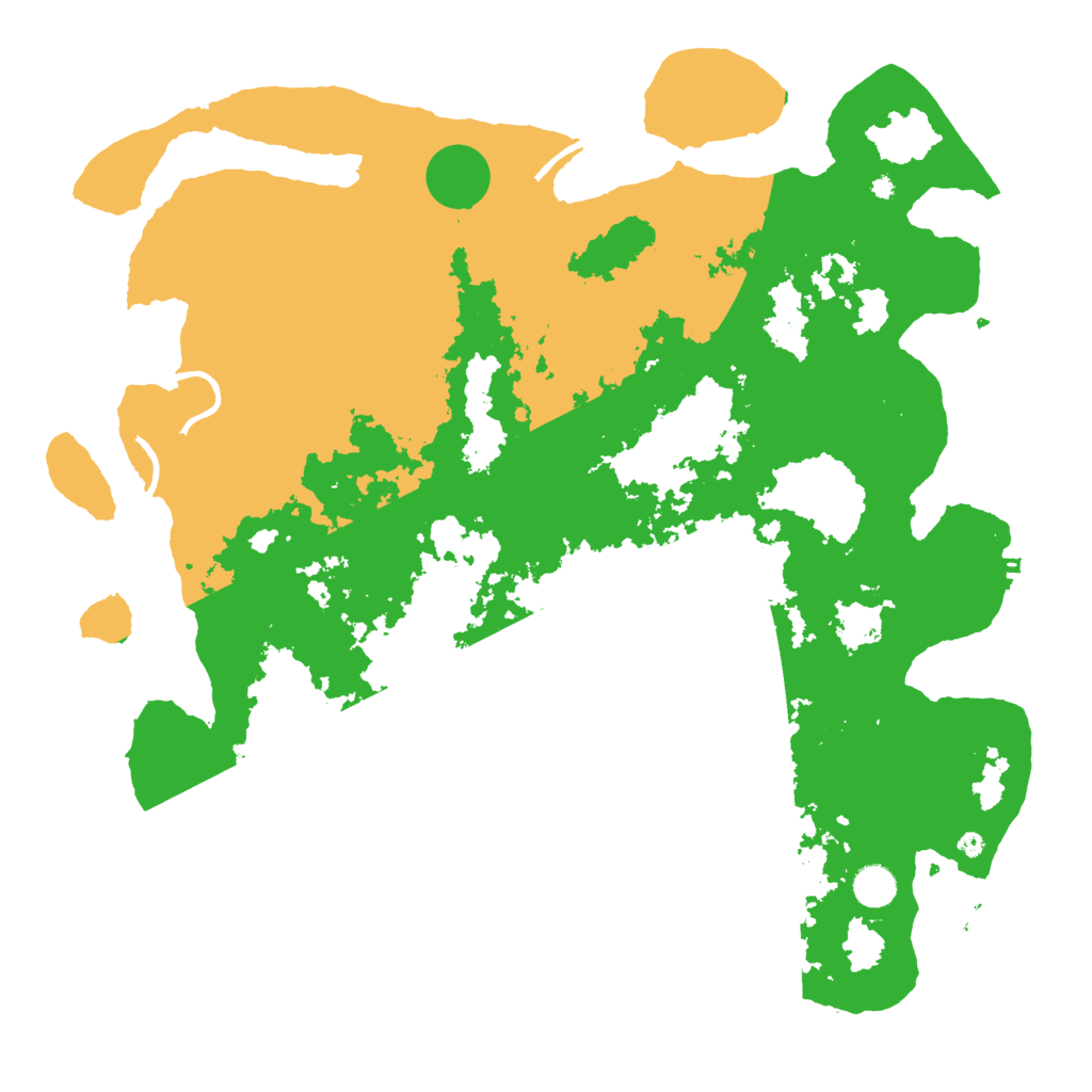 Biome Rust Map: Procedural Map, Size: 4500, Seed: 2424