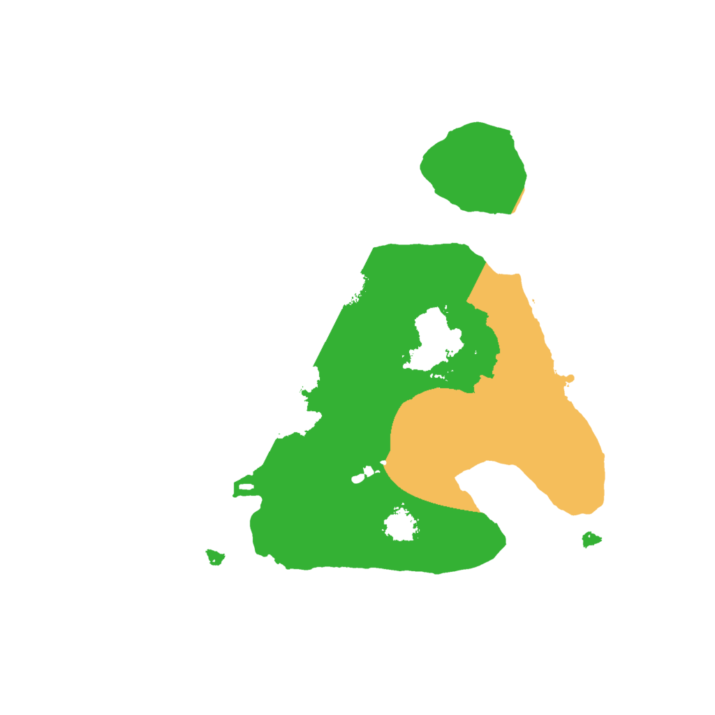 Biome Rust Map: Procedural Map, Size: 2000, Seed: 42