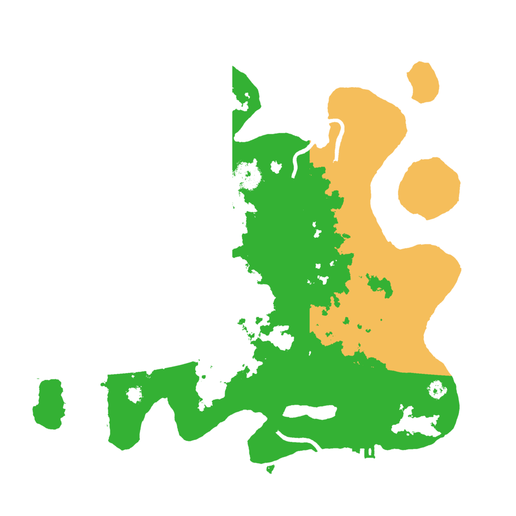 Biome Rust Map: Procedural Map, Size: 3000, Seed: 416285815