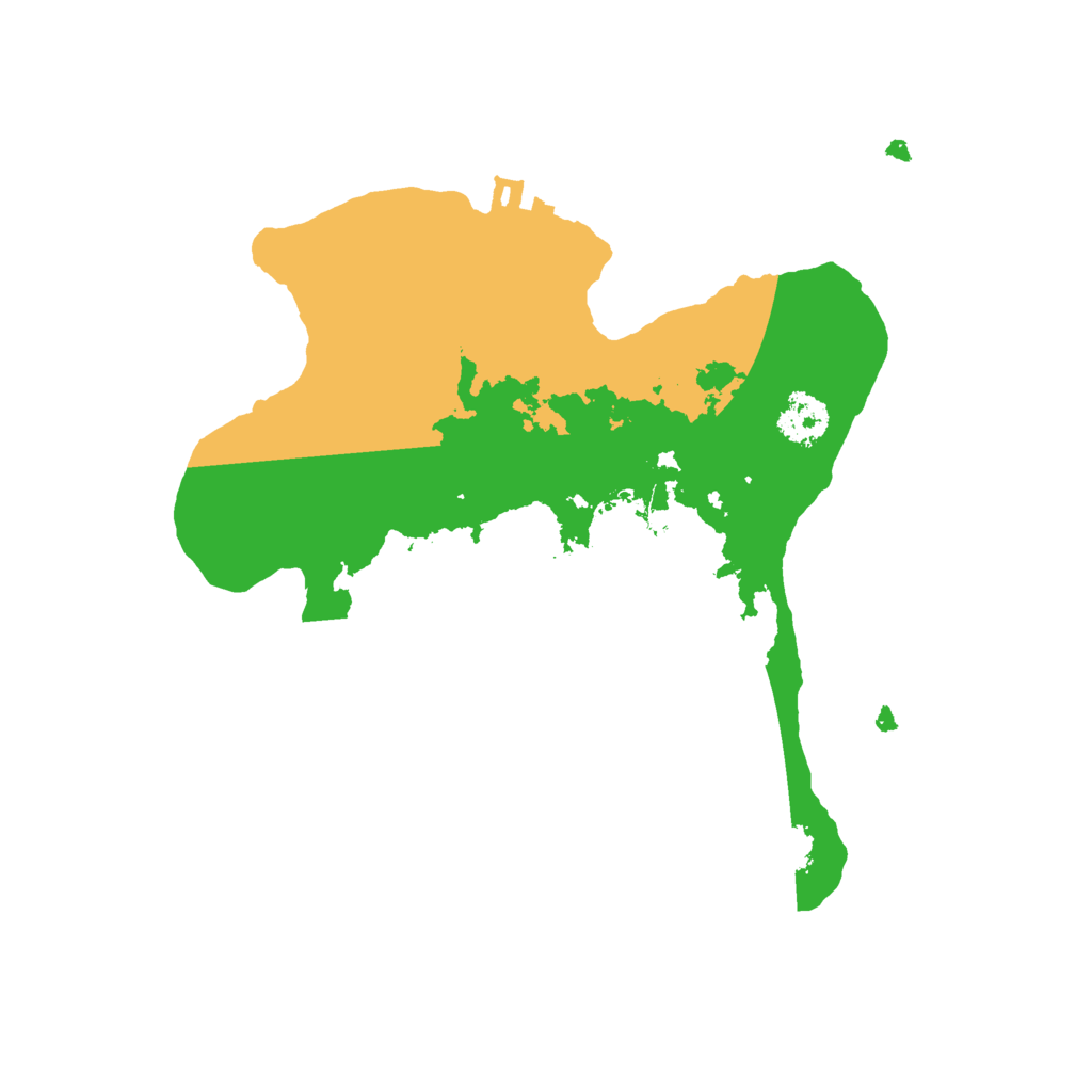 Biome Rust Map: Procedural Map, Size: 2250, Seed: 558514549