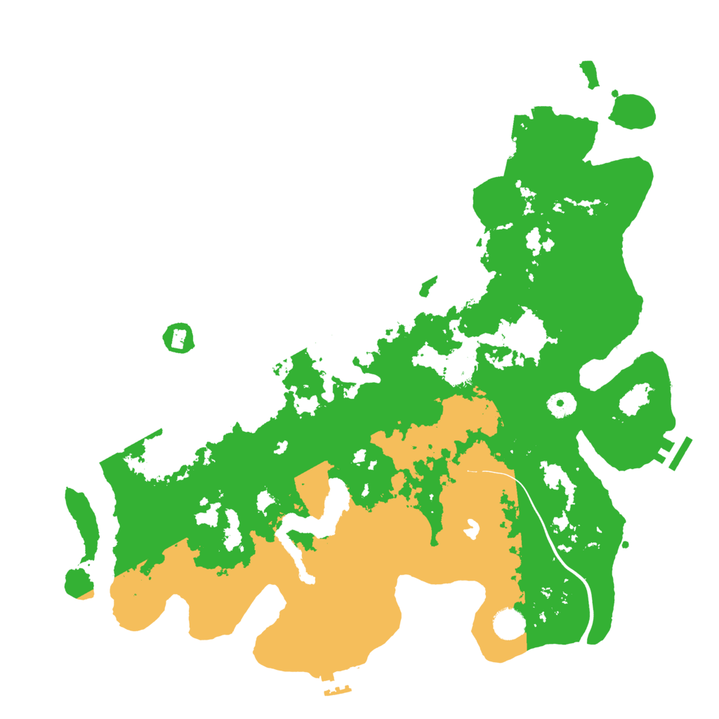 Biome Rust Map: Procedural Map, Size: 4000, Seed: 511276638