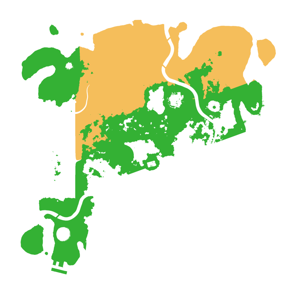 Biome Rust Map: Procedural Map, Size: 3850, Seed: 6968767