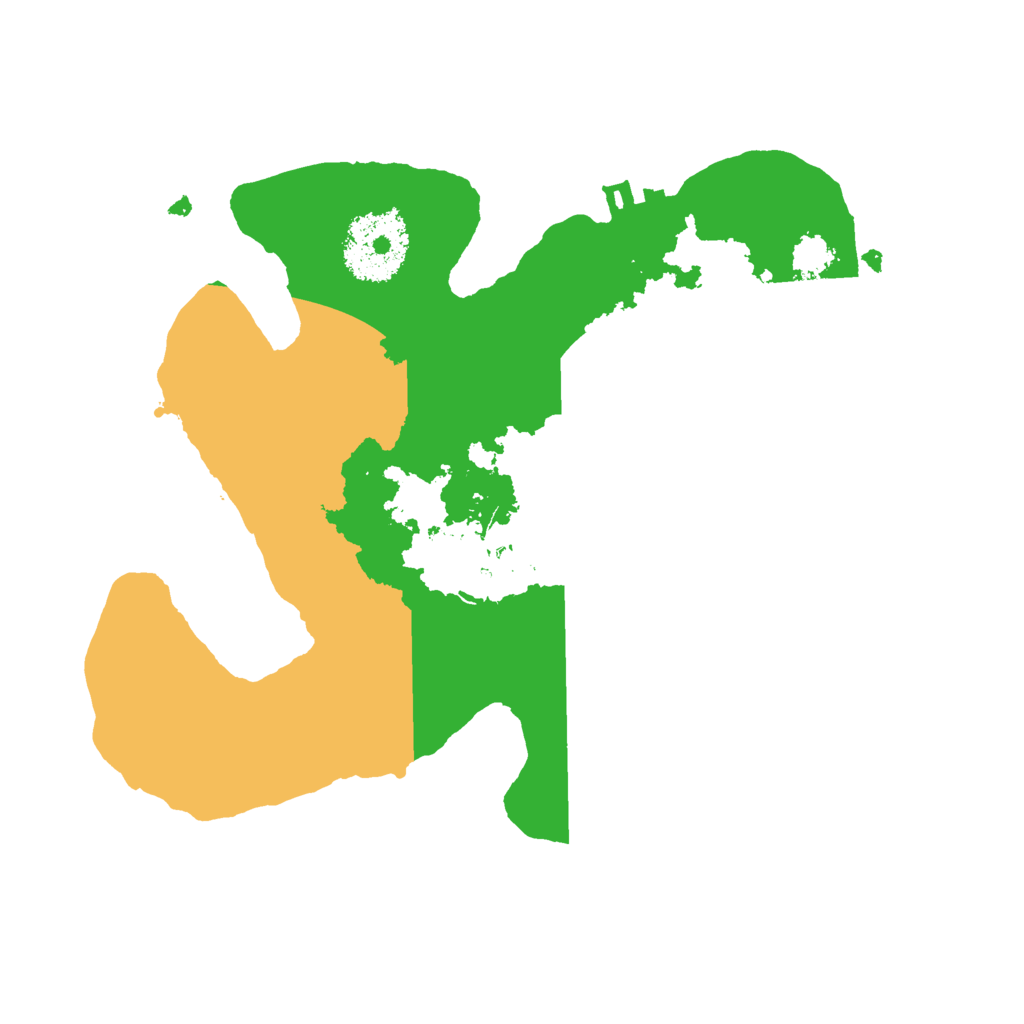 Biome Rust Map: Procedural Map, Size: 2300, Seed: 237432