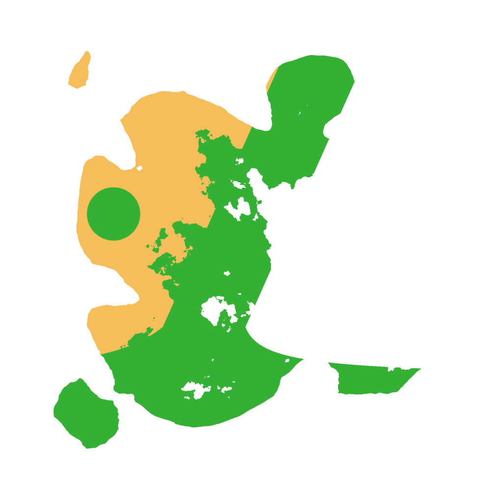 Biome Rust Map: Barren, Size: 2500, Seed: 25