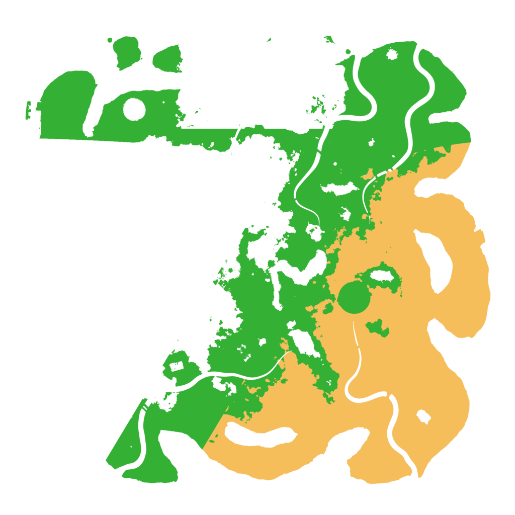 Biome Rust Map: Procedural Map, Size: 4250, Seed: 437623863