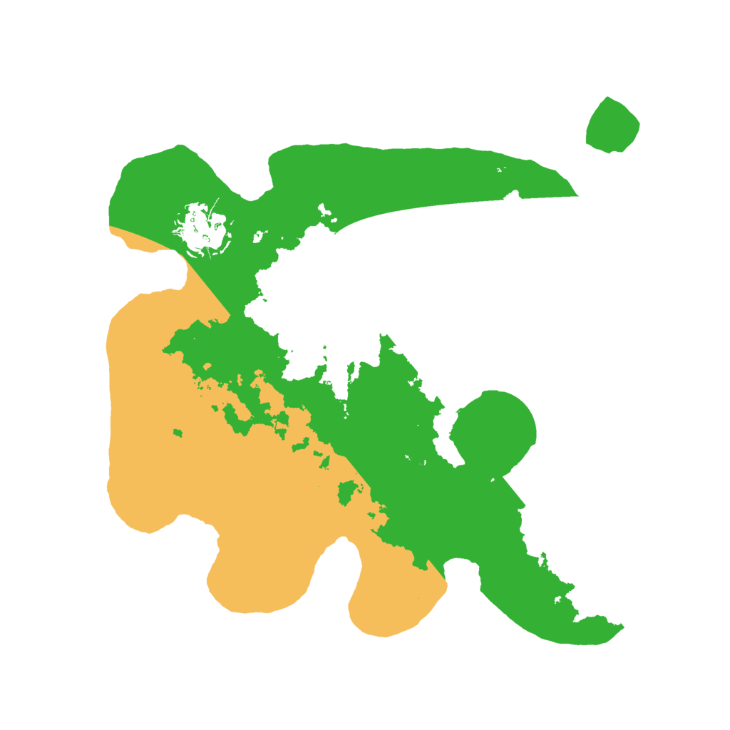 Biome Rust Map: Barren, Size: 2500, Seed: 40