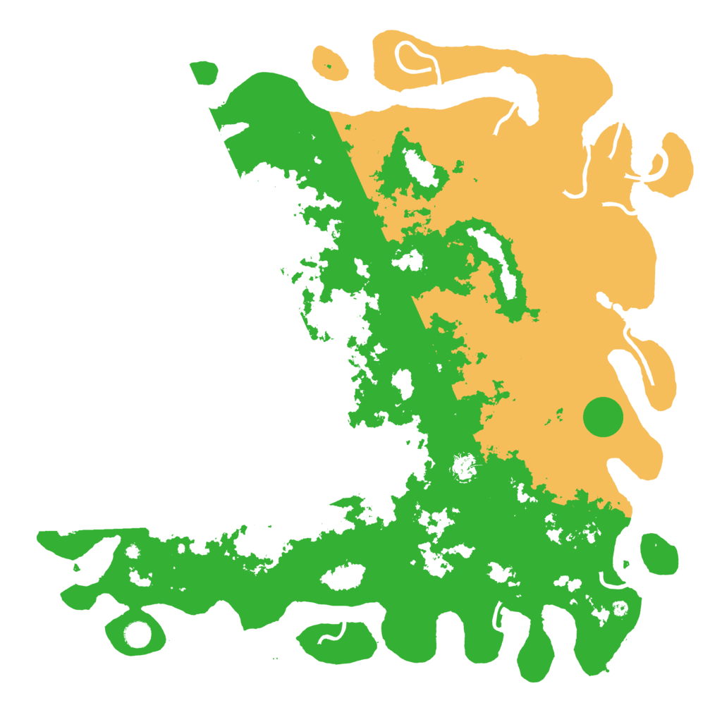 Biome Rust Map: Procedural Map, Size: 4750, Seed: 836429099