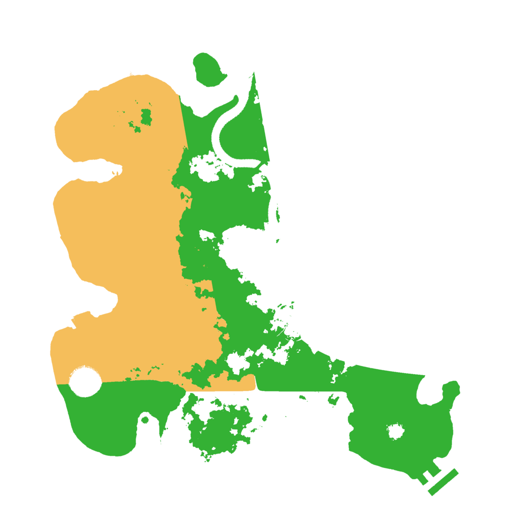 Biome Rust Map: Procedural Map, Size: 3000, Seed: 443412460