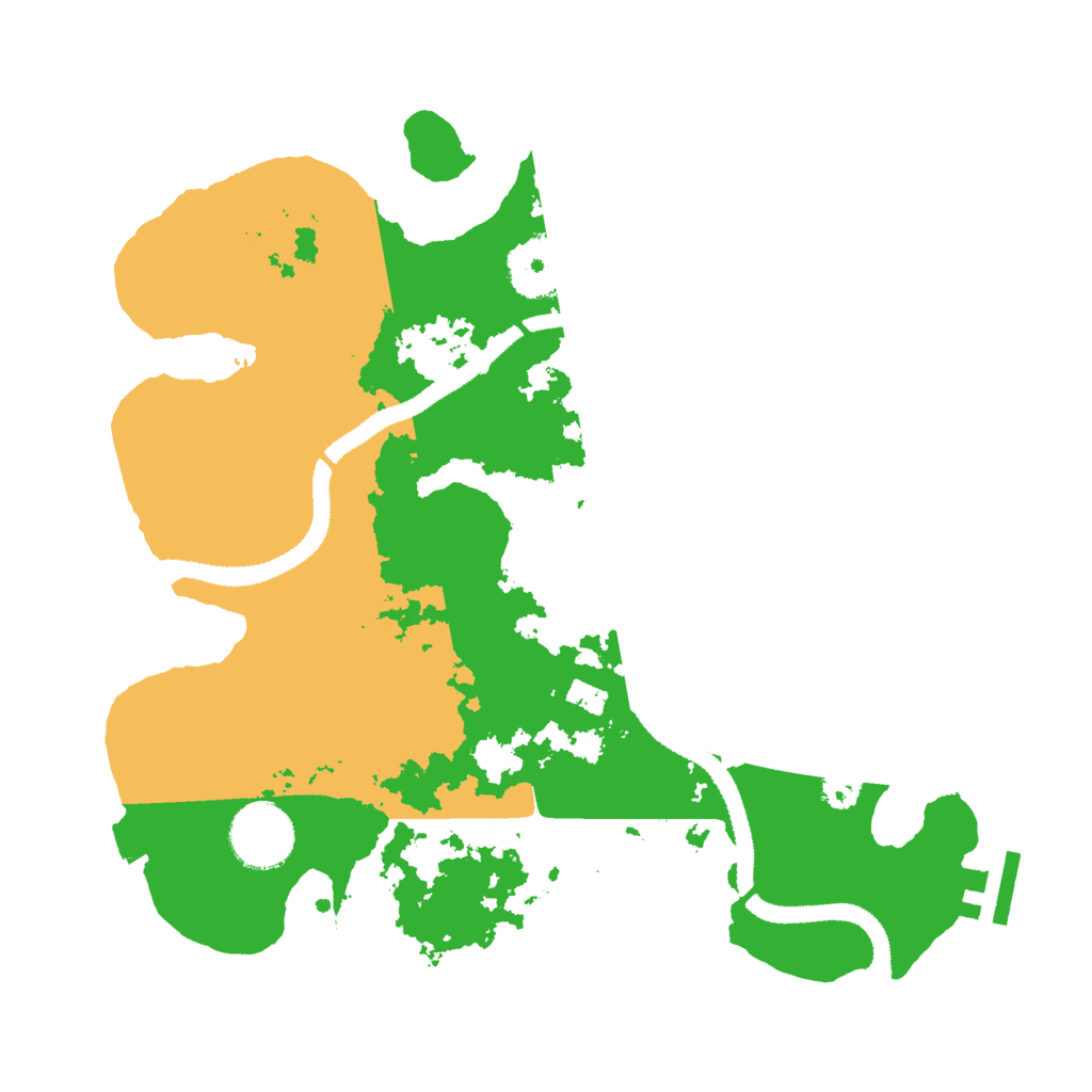 Biome Rust Map: Procedural Map, Size: 3000, Seed: 443412460