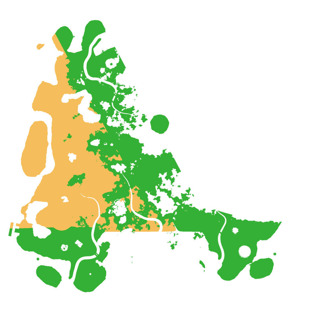 Biome Rust Map: Procedural Map, Size: 4500, Seed: 68548
