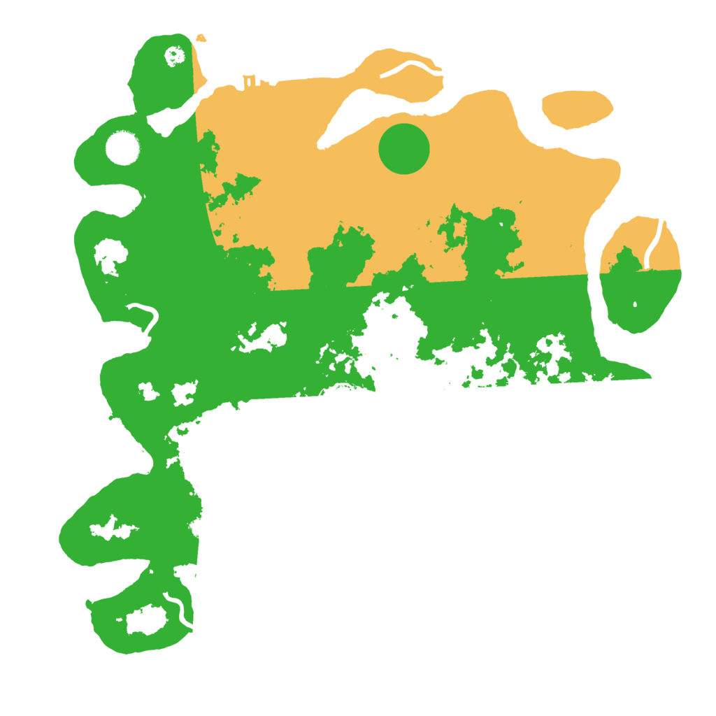 Biome Rust Map: Procedural Map, Size: 3700, Seed: 595960880