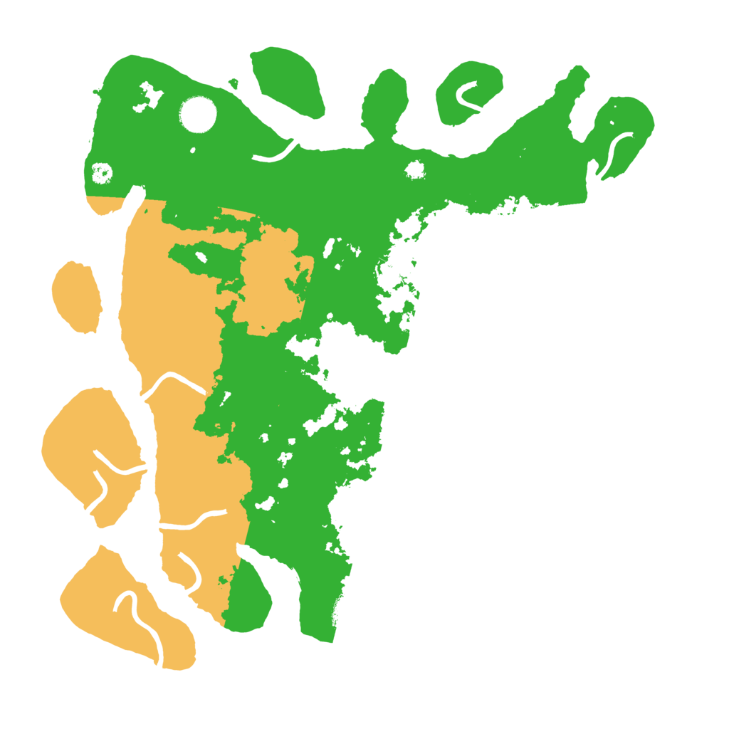 Biome Rust Map: Procedural Map, Size: 3500, Seed: 17273