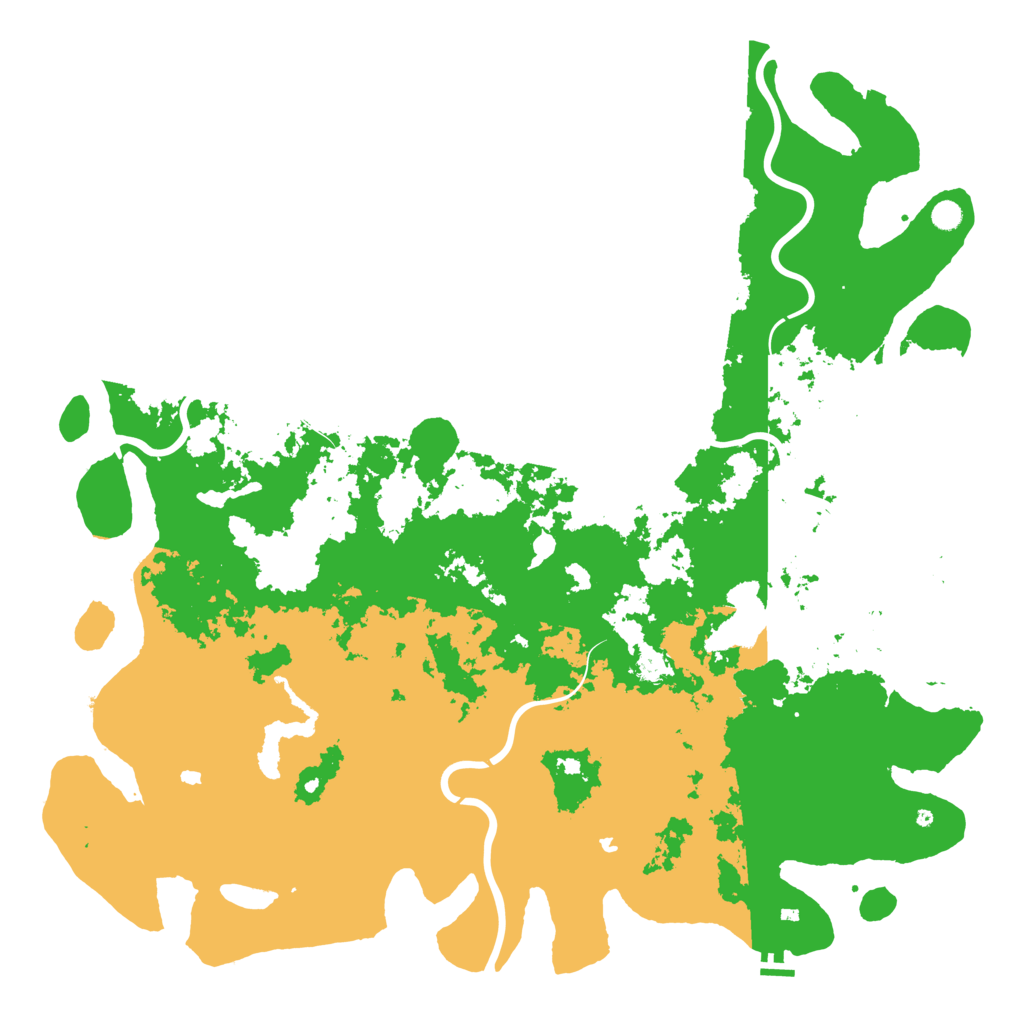 Biome Rust Map: Procedural Map, Size: 6000, Seed: 699564