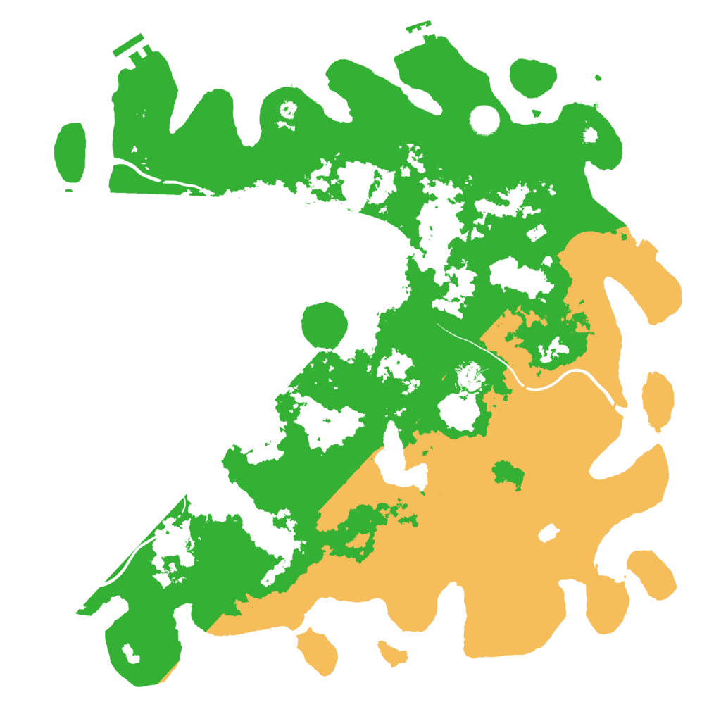 Biome Rust Map: Procedural Map, Size: 4250, Seed: 154556