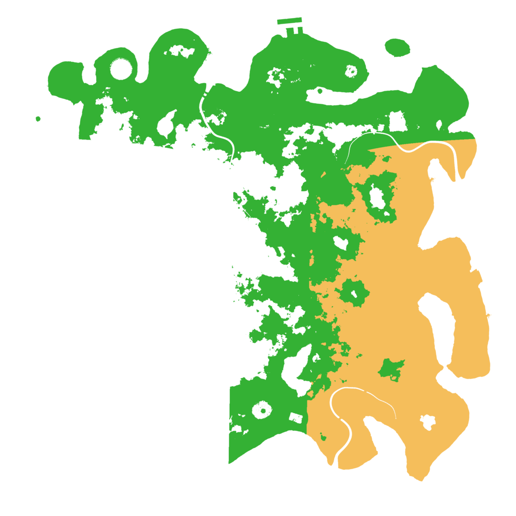 Biome Rust Map: Procedural Map, Size: 4250, Seed: 580490233