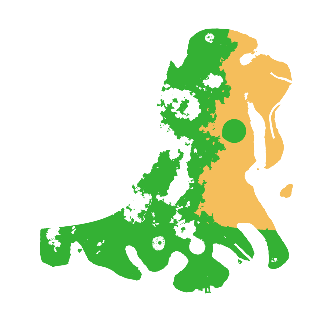 Biome Rust Map: Procedural Map, Size: 3500, Seed: 7041982