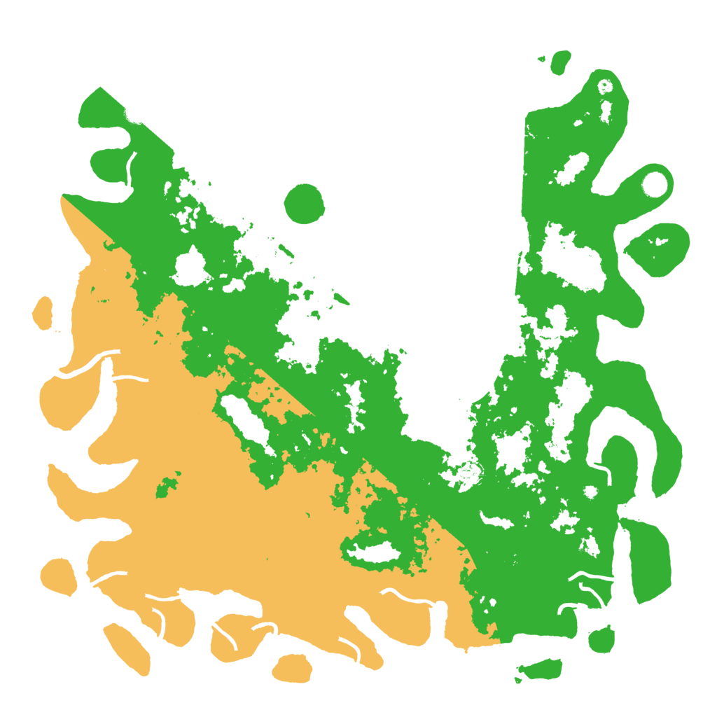 Biome Rust Map: Procedural Map, Size: 5000, Seed: 17694