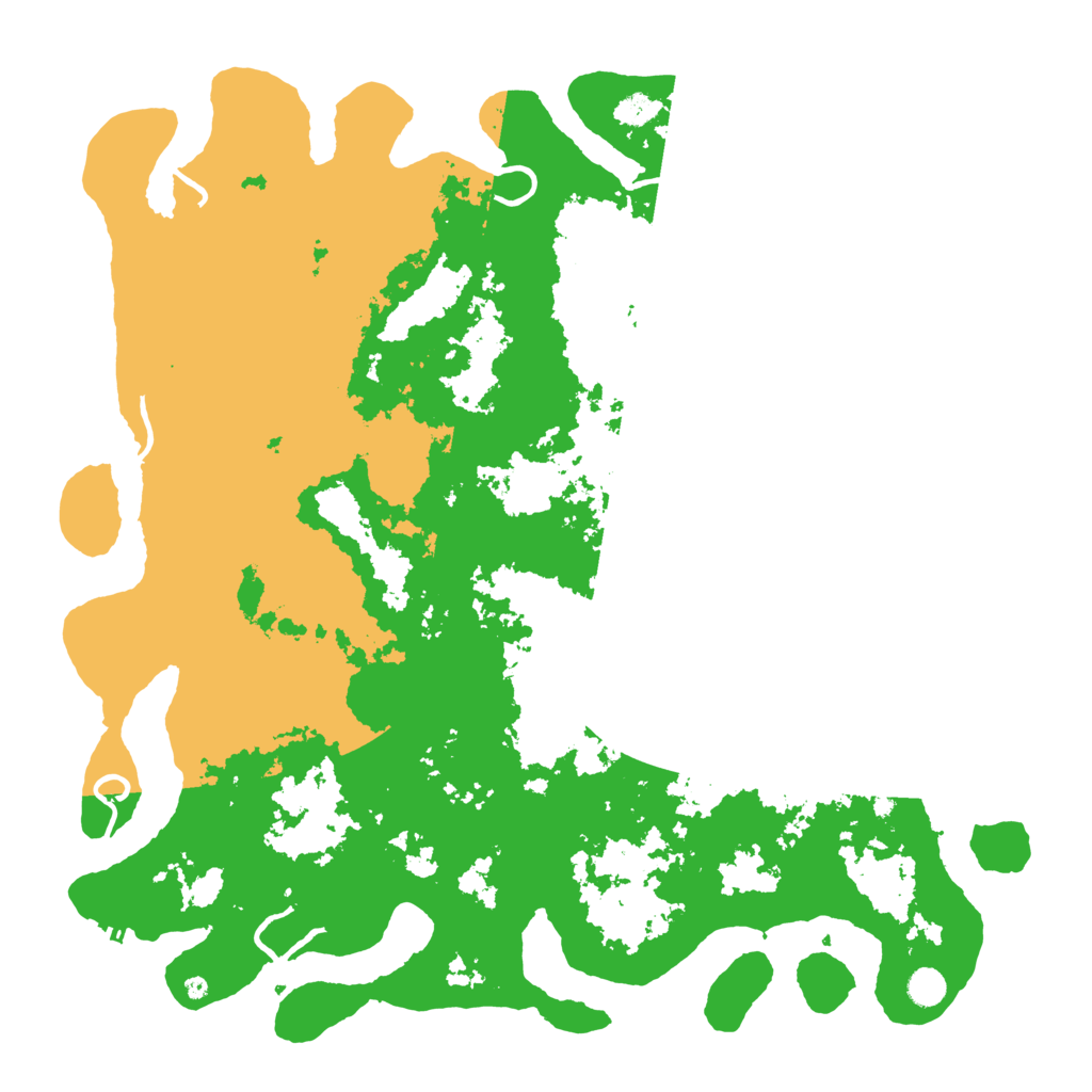 Biome Rust Map: Procedural Map, Size: 5000, Seed: 20074