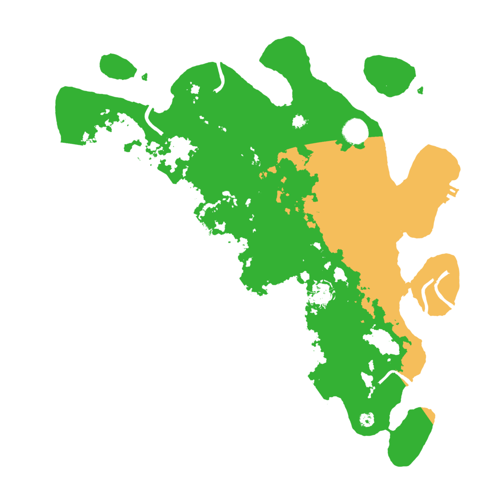 Biome Rust Map: Procedural Map, Size: 3500, Seed: 1254994982