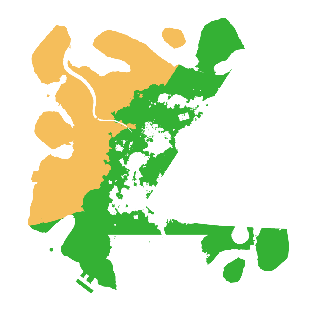 Biome Rust Map: Procedural Map, Size: 3250, Seed: 618566934