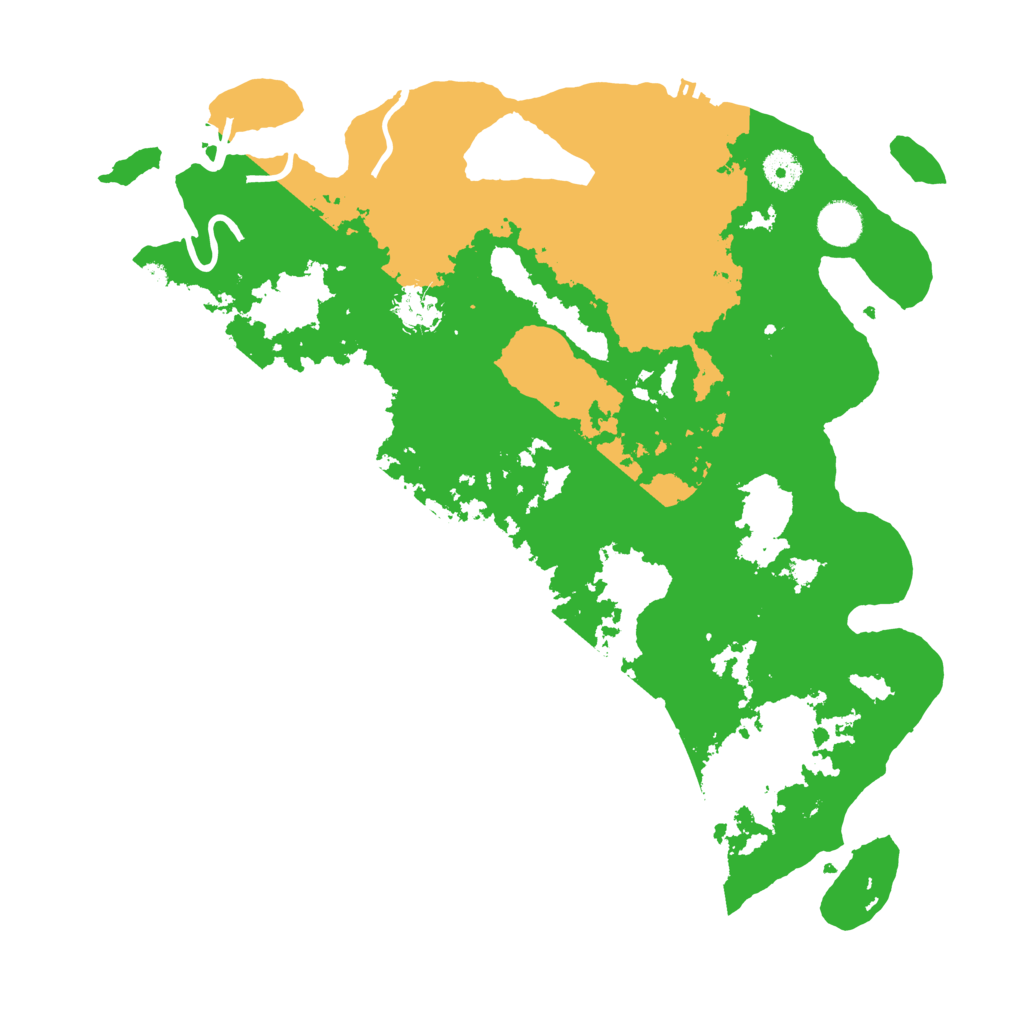Biome Rust Map: Procedural Map, Size: 4000, Seed: 687187