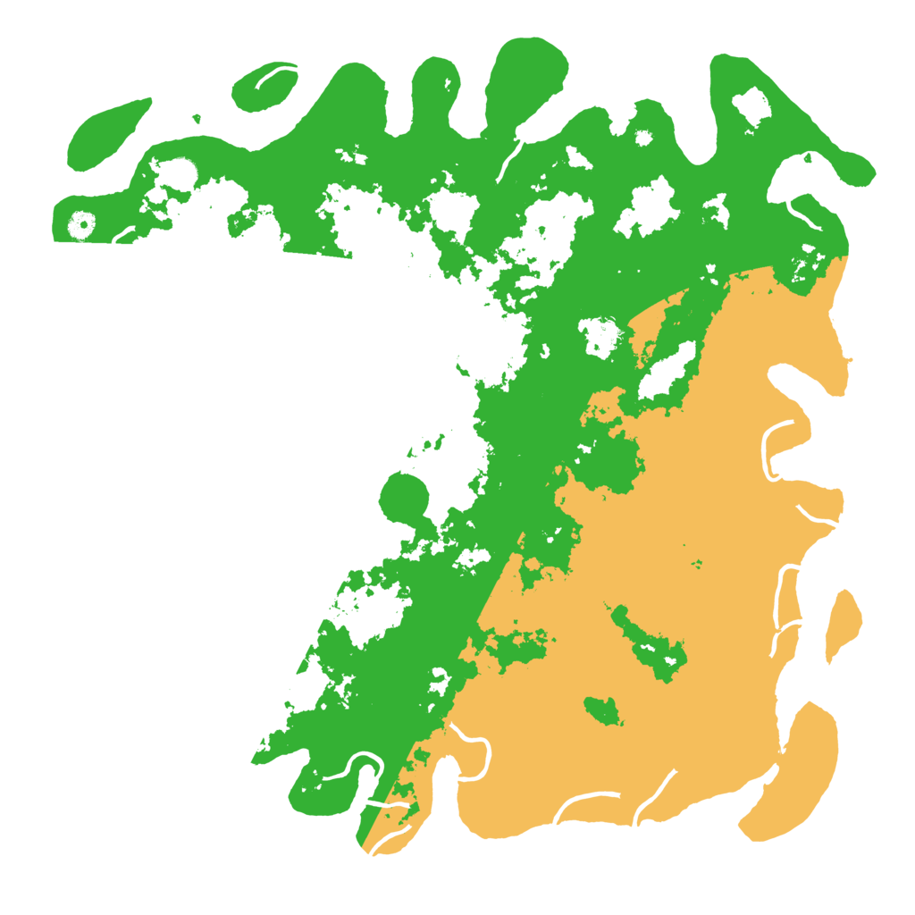 Biome Rust Map: Procedural Map, Size: 5000, Seed: 5252452