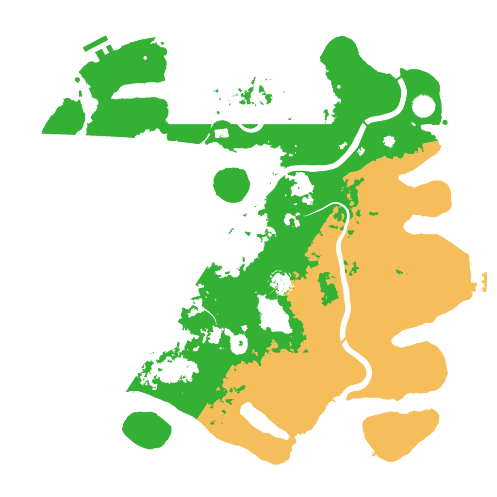 Biome Rust Map: Procedural Map, Size: 3850, Seed: 826899197