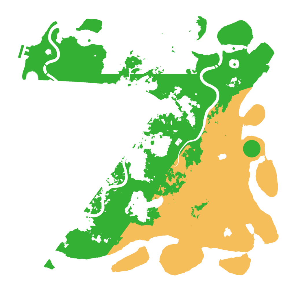 Biome Rust Map: Procedural Map, Size: 4500, Seed: 808988703