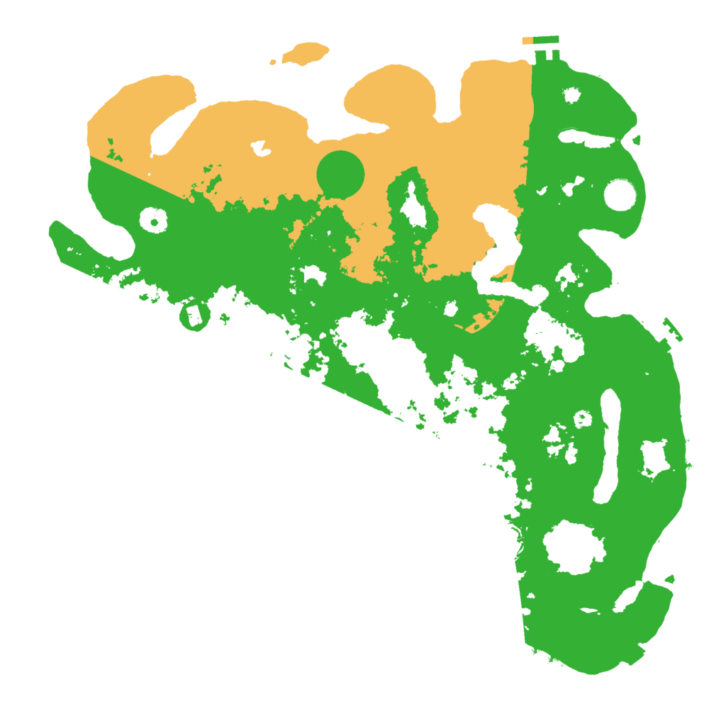 Biome Rust Map: Procedural Map, Size: 4000, Seed: 618127