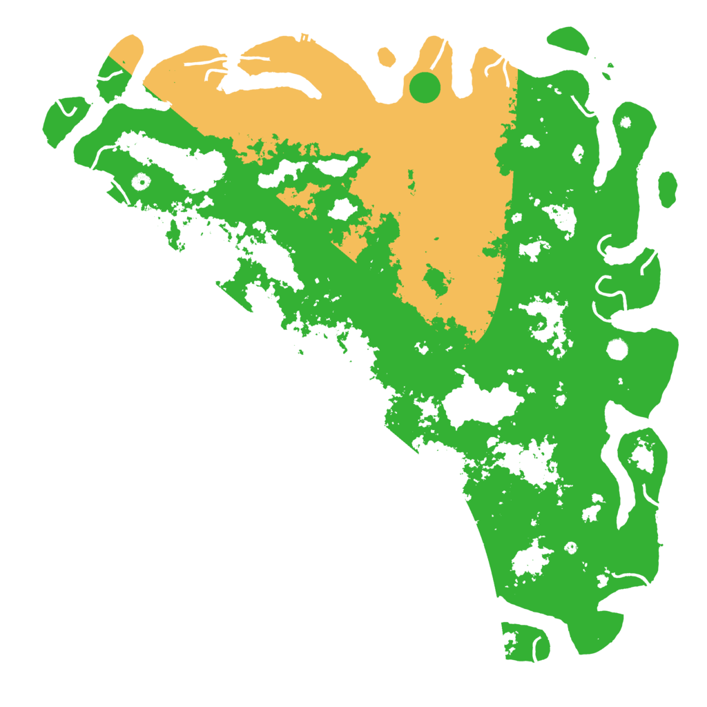 Biome Rust Map: Procedural Map, Size: 6000, Seed: 1018773161