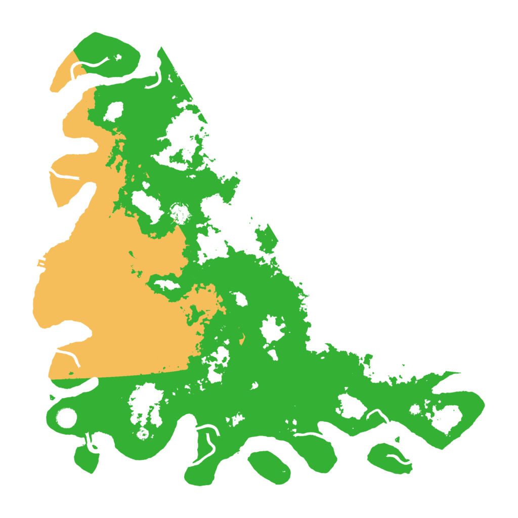 Biome Rust Map: Procedural Map, Size: 4500, Seed: 192837