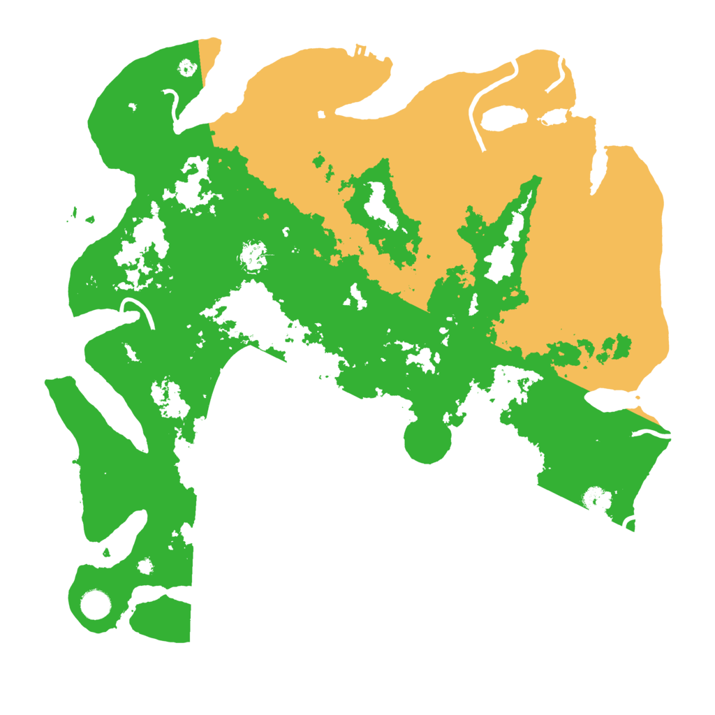 Biome Rust Map: Procedural Map, Size: 4200, Seed: 740692021