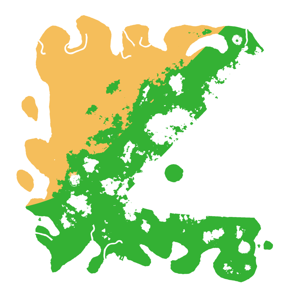 Biome Rust Map: Procedural Map, Size: 4500, Seed: 1042472634