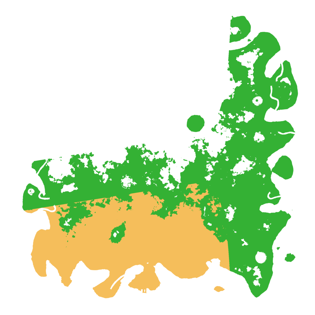 Biome Rust Map: Procedural Map, Size: 5000, Seed: 648222