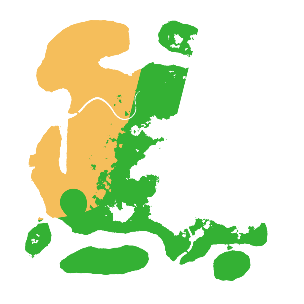 Biome Rust Map: Procedural Map, Size: 3000, Seed: 231546