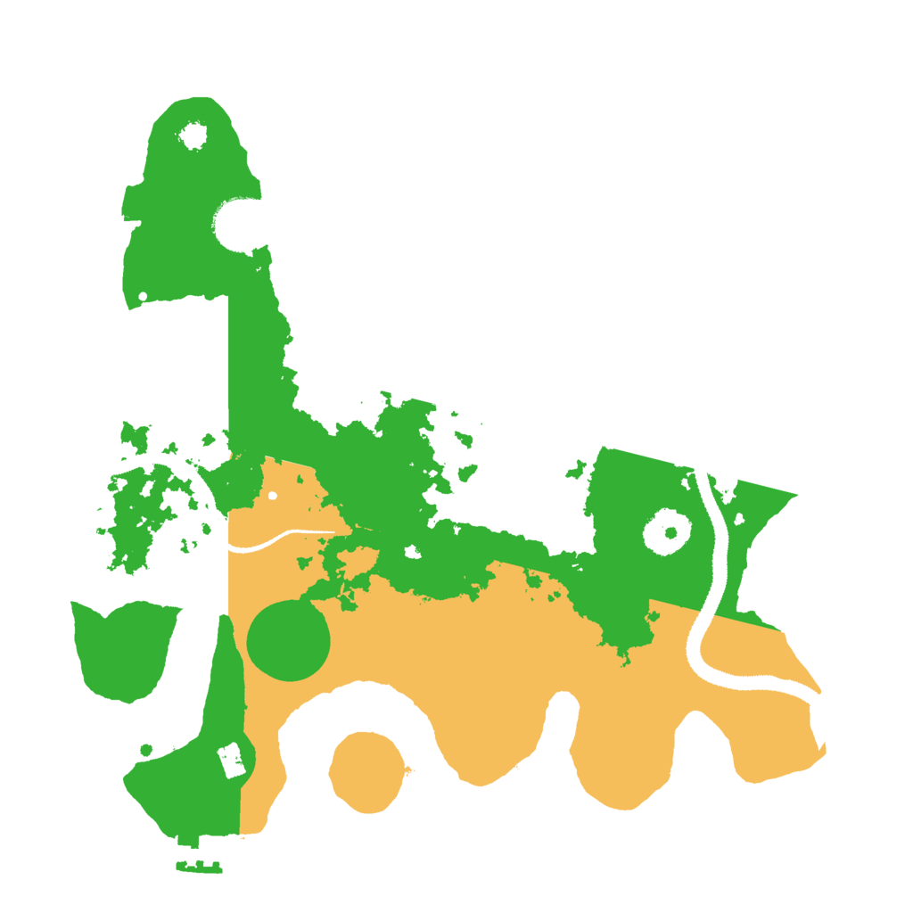 Biome Rust Map: Procedural Map, Size: 3000, Seed: 2120265872