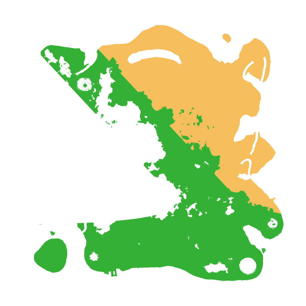 Biome Rust Map: Procedural Map, Size: 3250, Seed: 151596159
