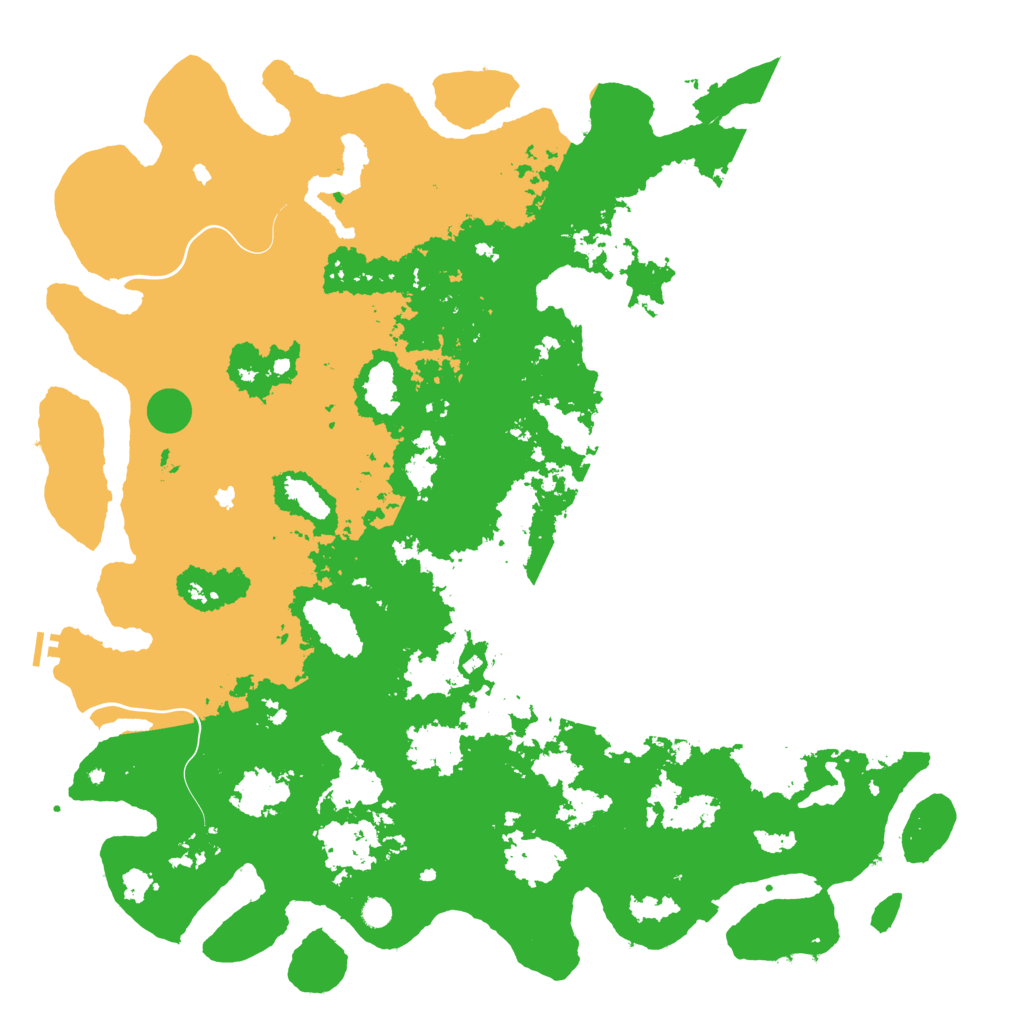 Biome Rust Map: Procedural Map, Size: 6000, Seed: 221645473