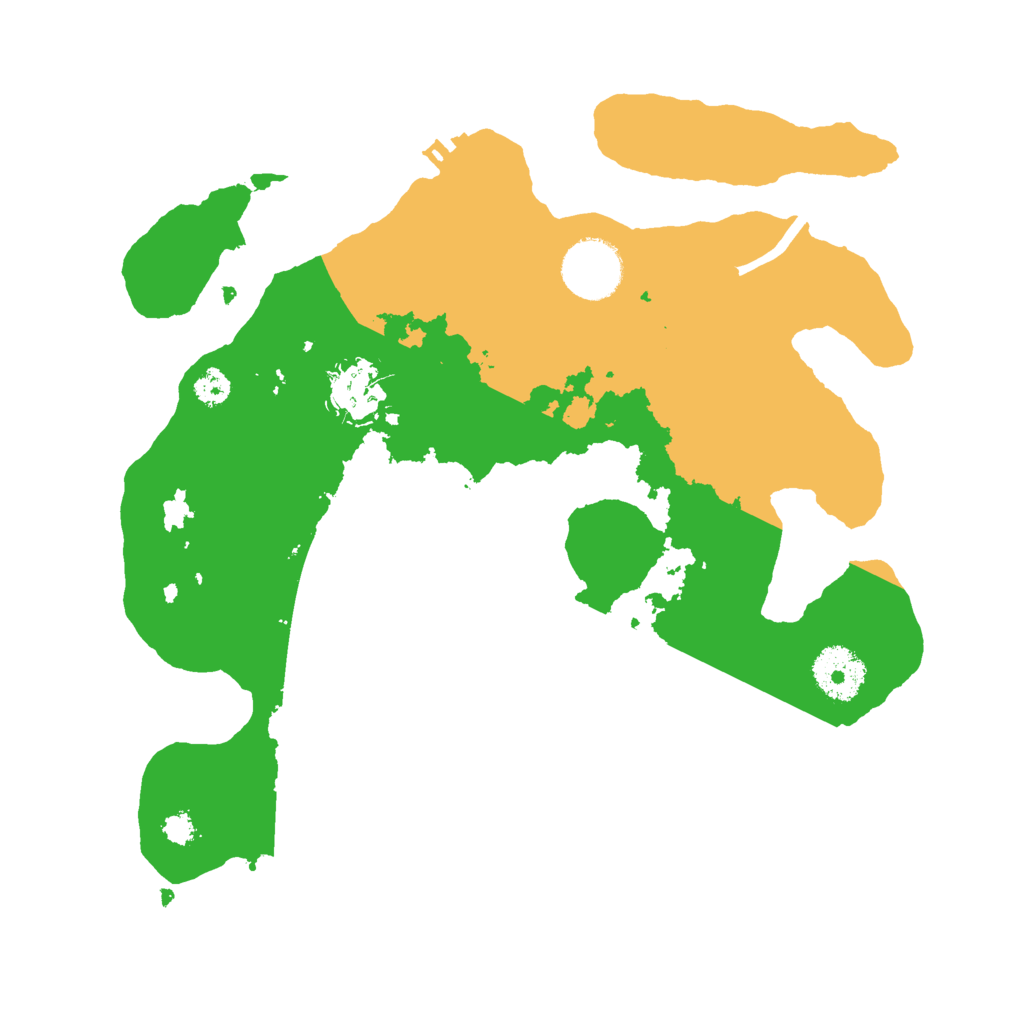 Biome Rust Map: Procedural Map, Size: 3000, Seed: 116179471