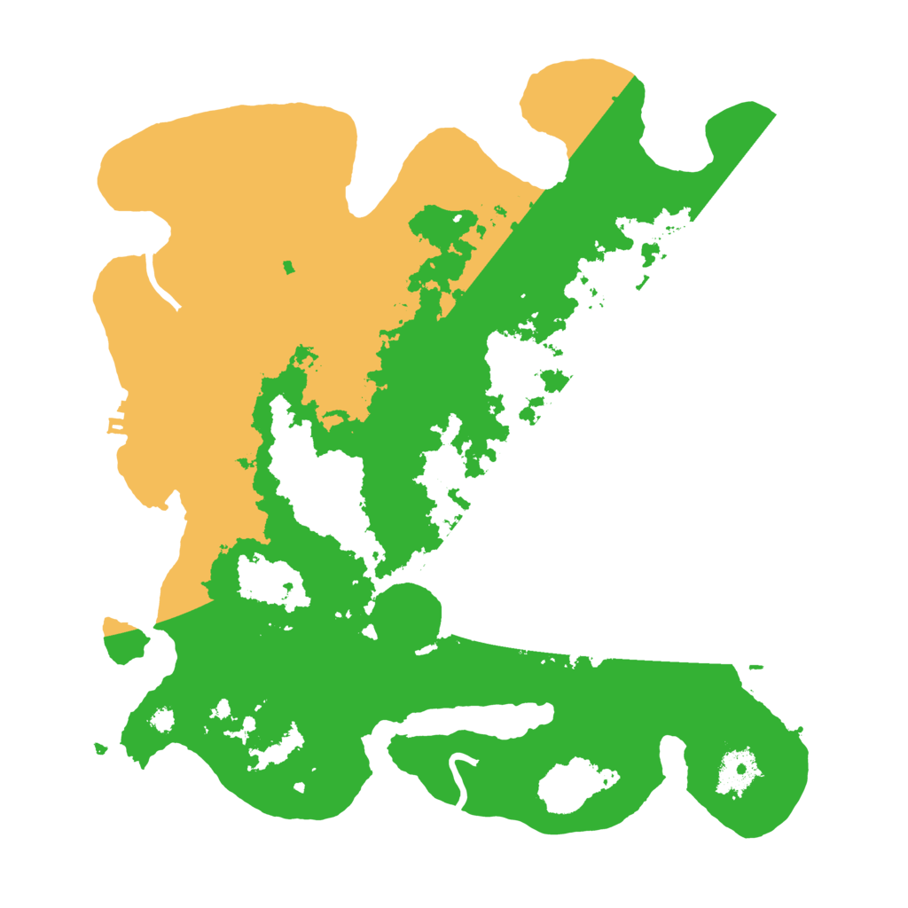 Biome Rust Map: Procedural Map, Size: 3500, Seed: 218550