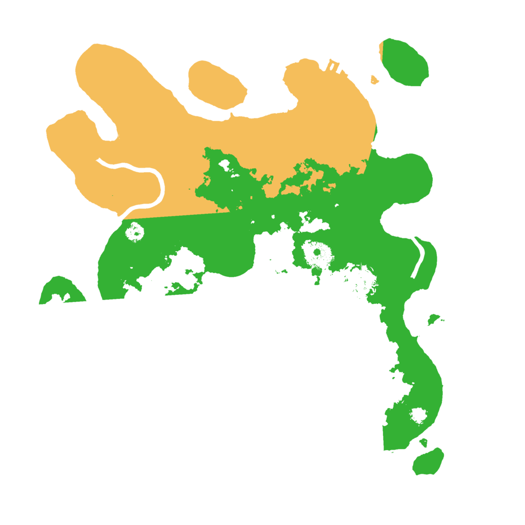 Biome Rust Map: Procedural Map, Size: 3000, Seed: 198278