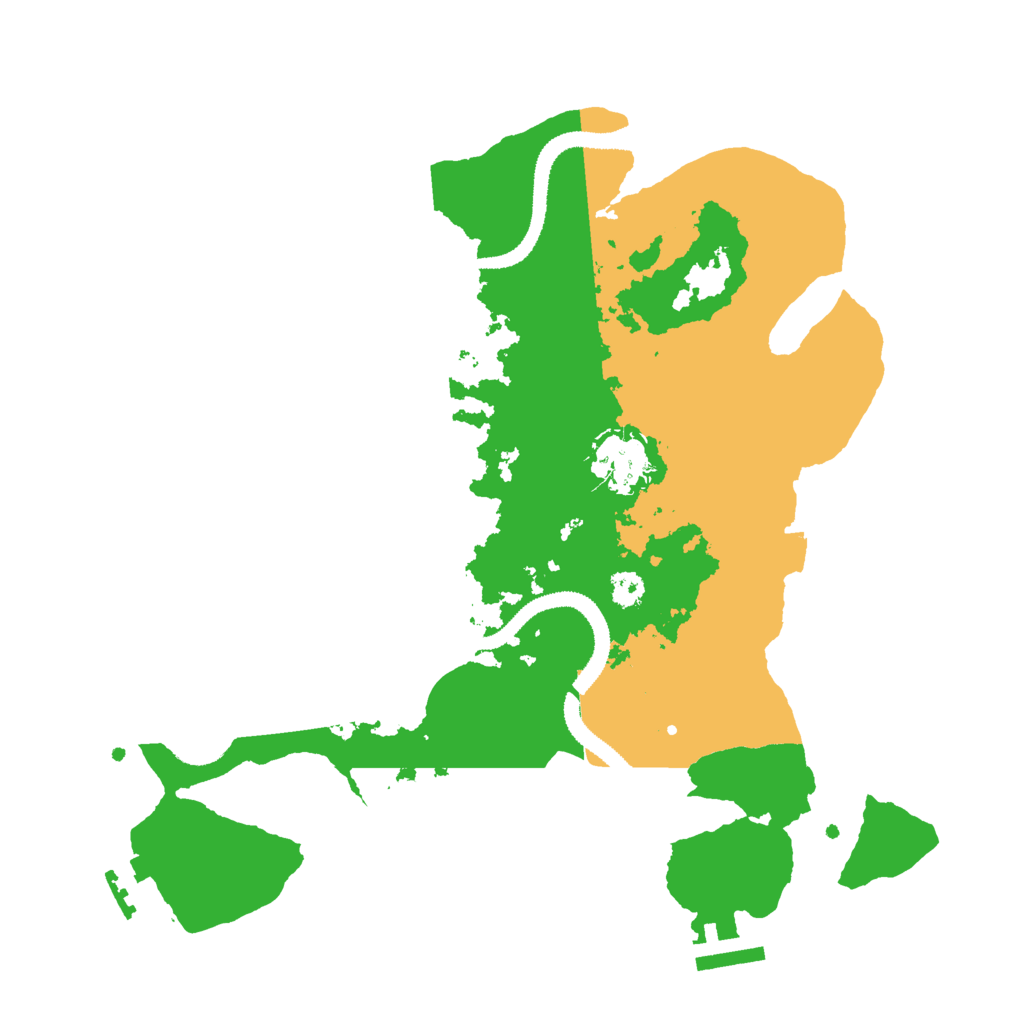 Biome Rust Map: Procedural Map, Size: 3000, Seed: 31726