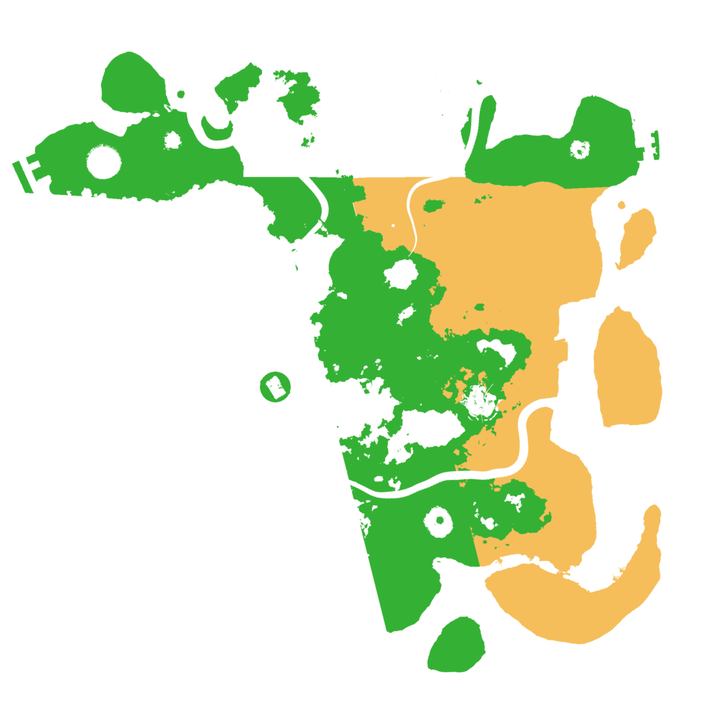 Biome Rust Map: Procedural Map, Size: 3700, Seed: 1856105282